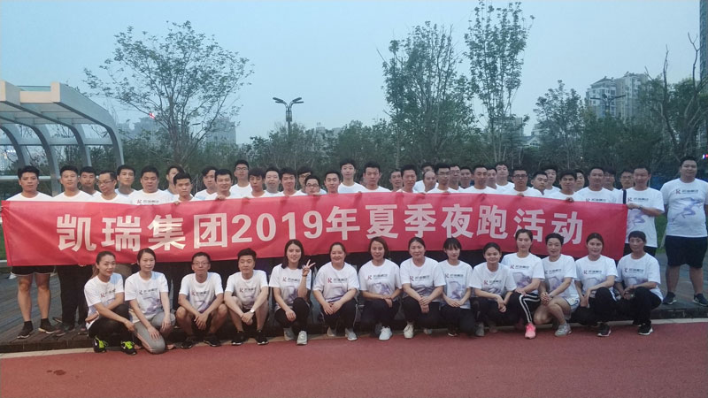 記凱瑞集團(tuán)2019年夏季熒光夜跑活動